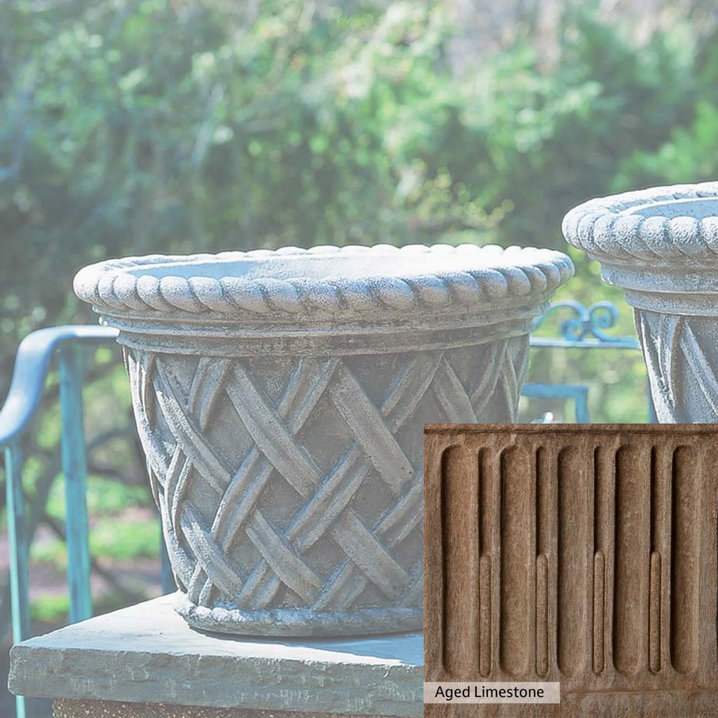 Campania International English Weave Medium Planter - Image 16