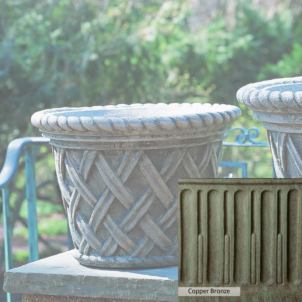 Campania International English Weave Medium Planter - Image 3