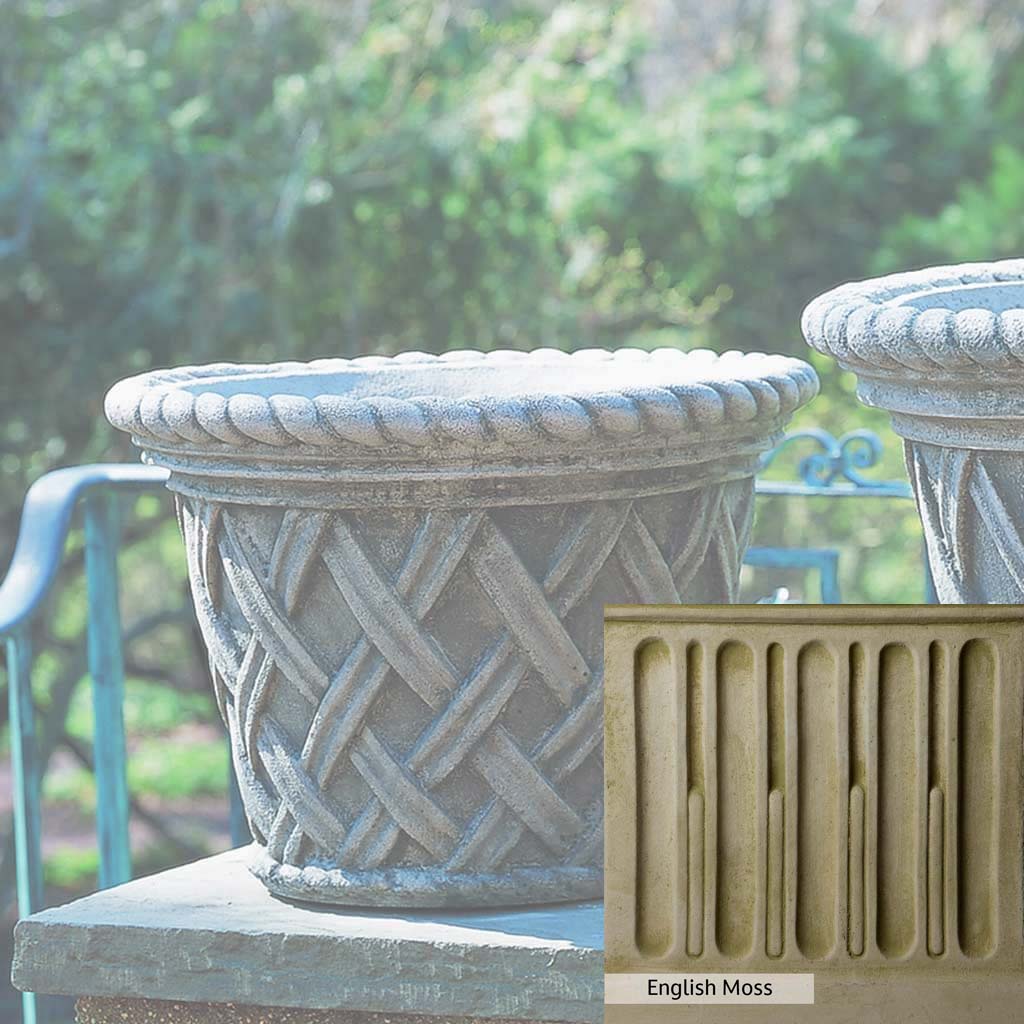 Campania International English Weave Medium Planter - Image 5