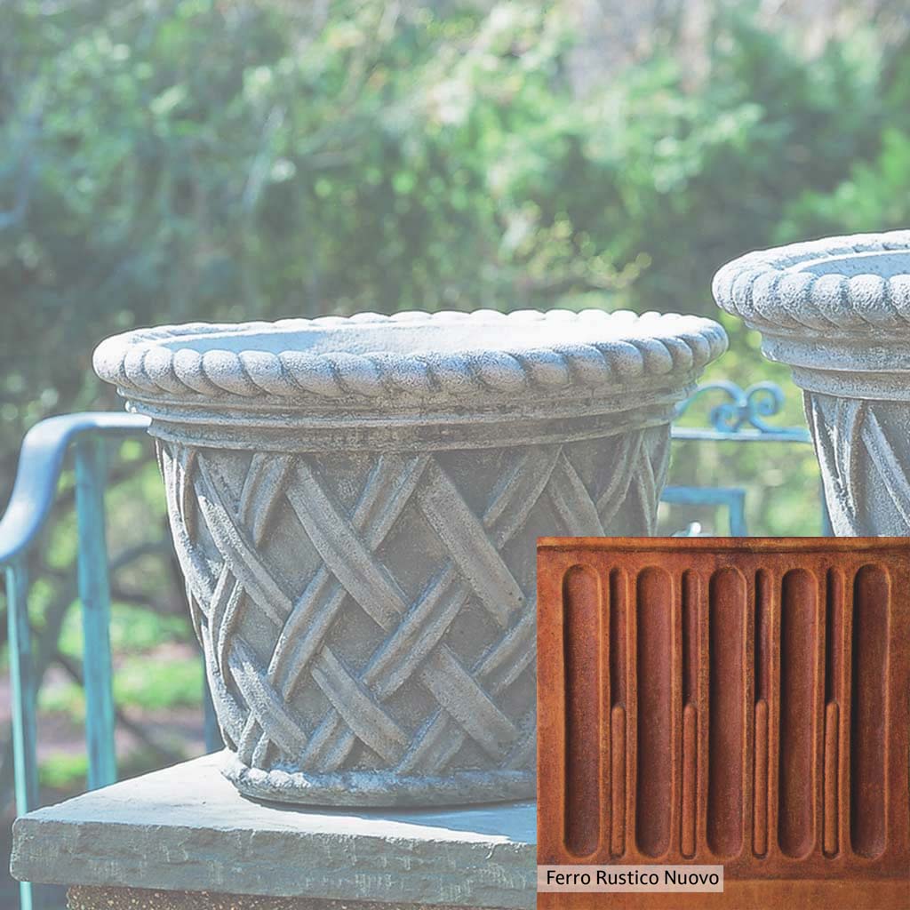 Campania International English Weave Medium Planter - Image 6