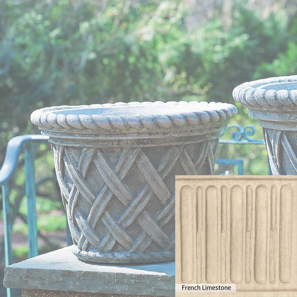 Campania International English Weave Medium Planter - Image 7