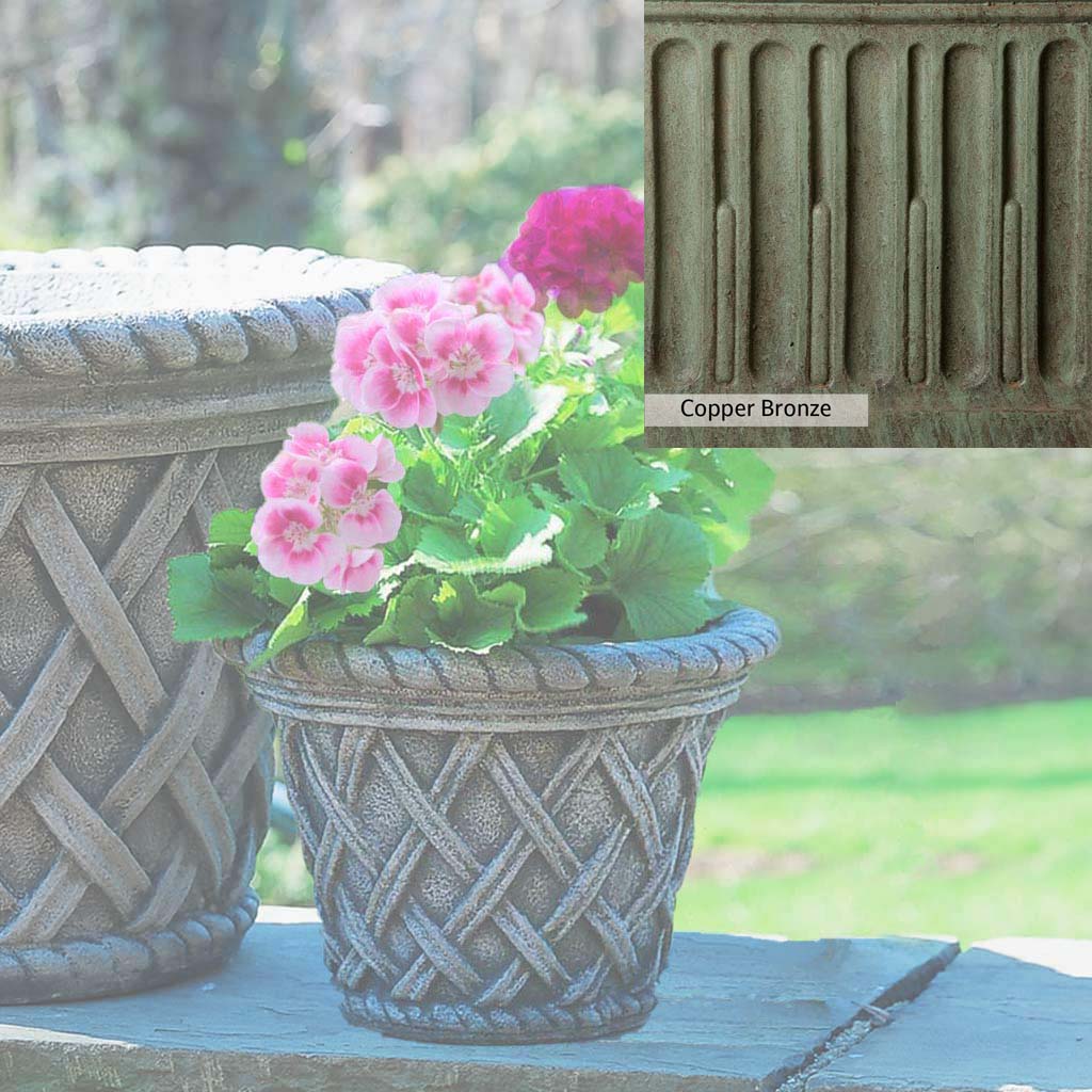 Campania International English Weave Small Planter - Image 3