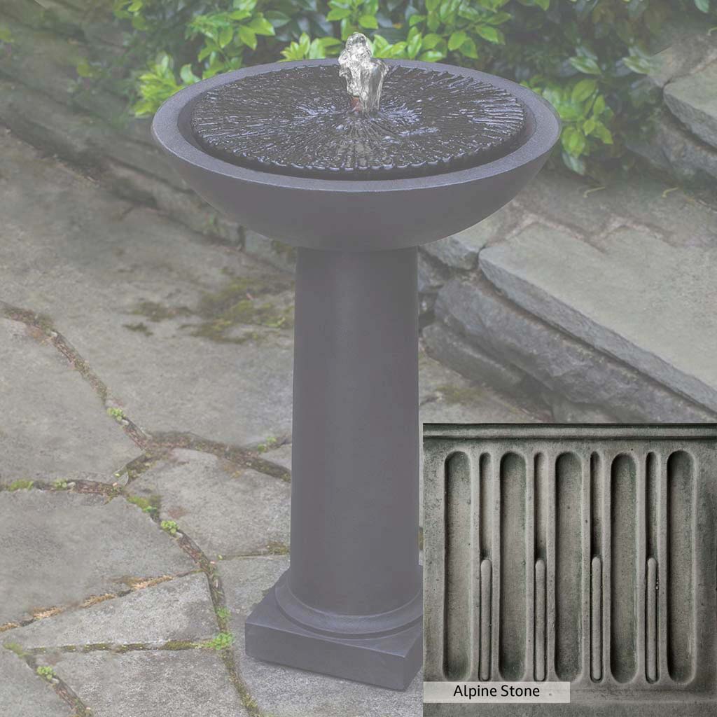 Campania International Equinox Birdbath Fountain - Image 10