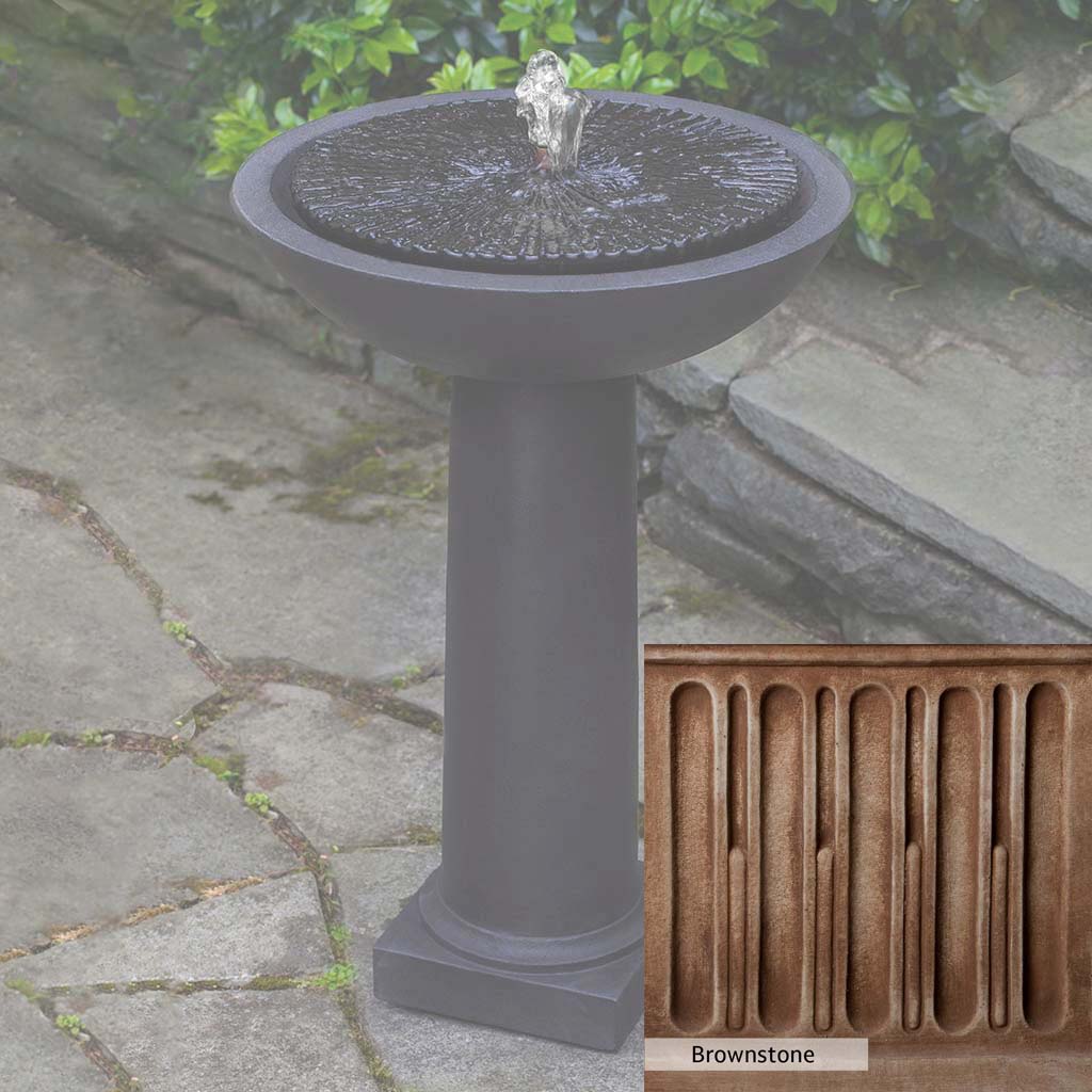 Campania International Equinox Birdbath Fountain - Image 11