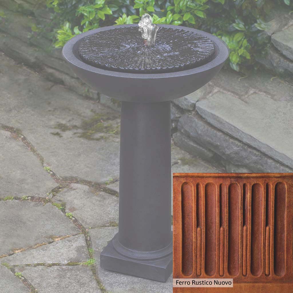 Campania International Equinox Birdbath Fountain - Image 14