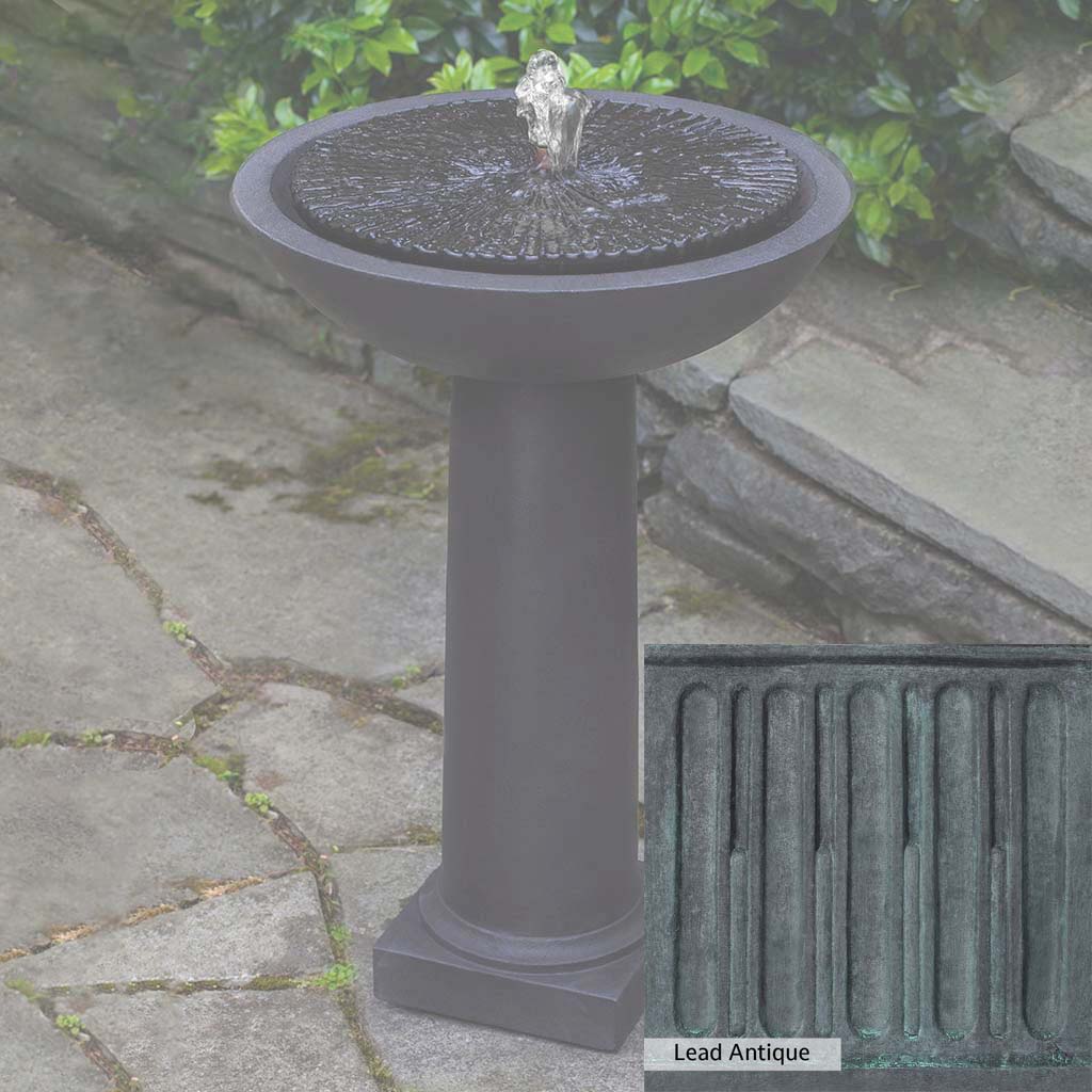 Campania International Equinox Birdbath Fountain - Image 4
