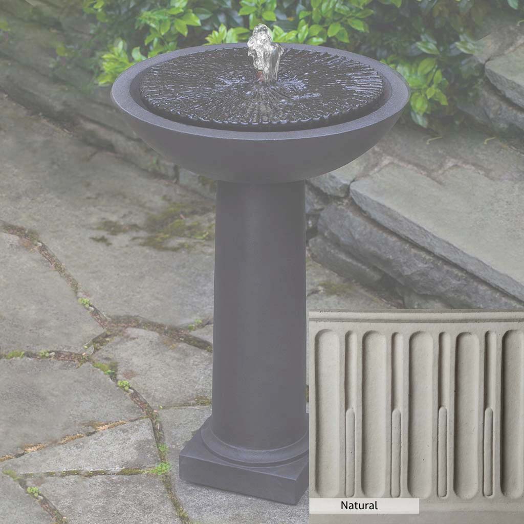 Campania International Equinox Birdbath Fountain - Image 5