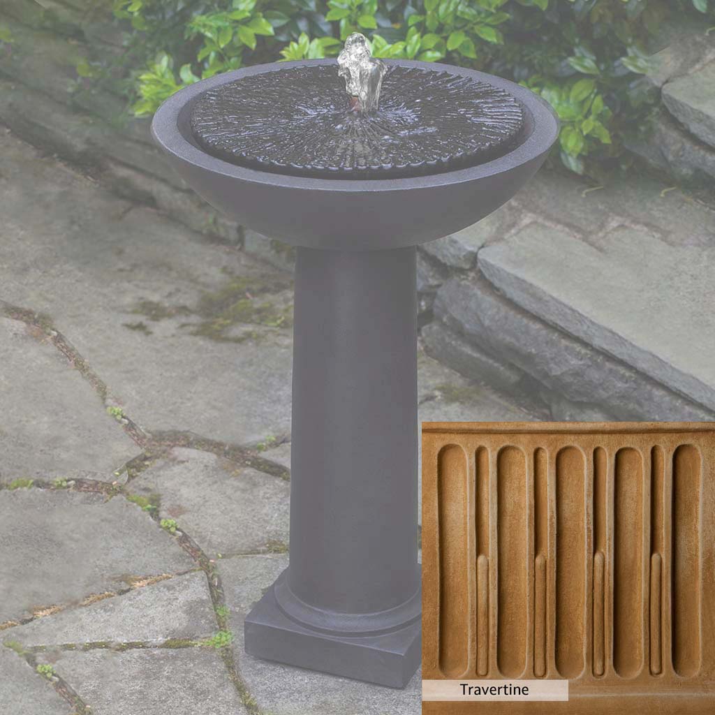 Campania International Equinox Birdbath Fountain - Image 7