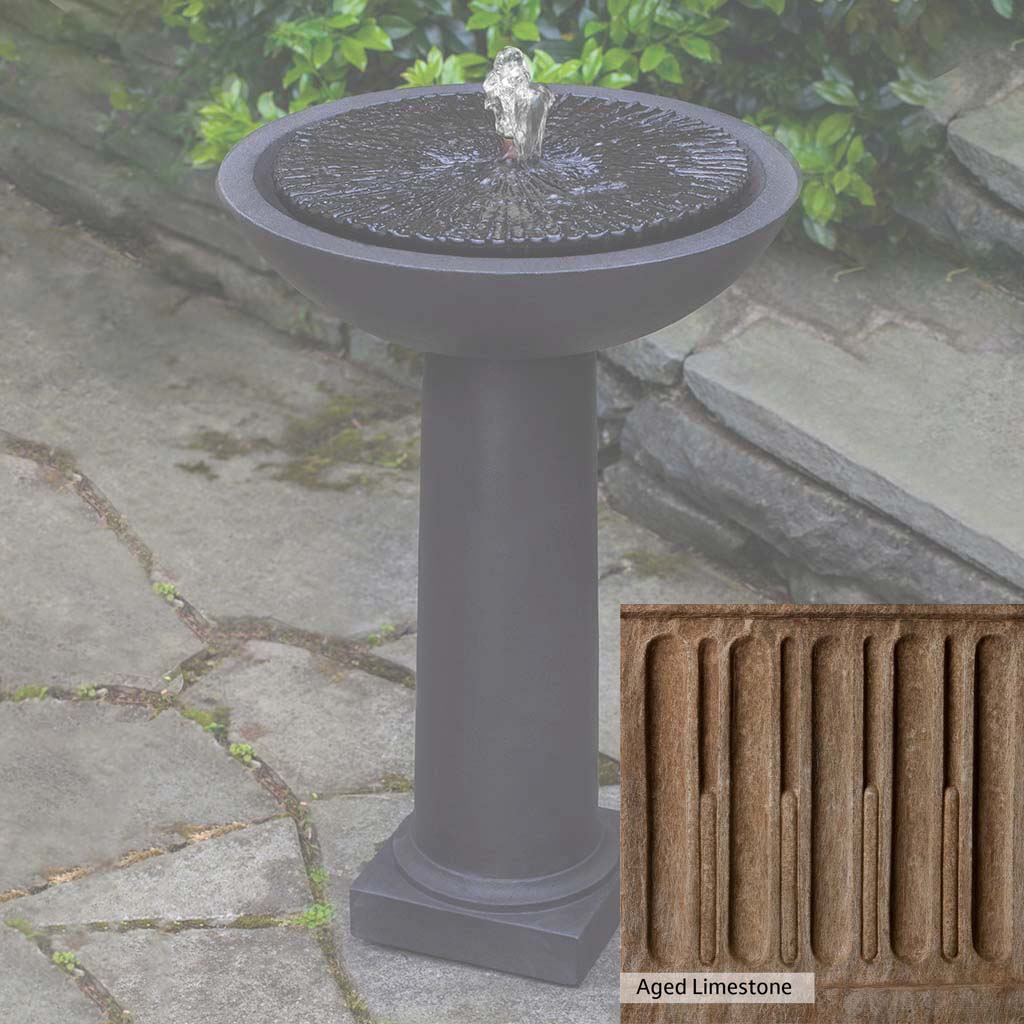Campania International Equinox Birdbath Fountain - Image 9