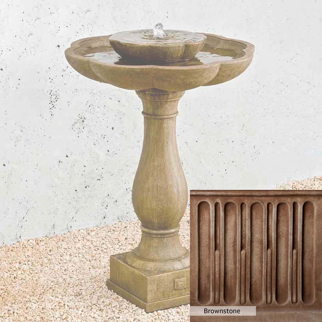 Campania International Flores Pedestal Fountain - Image 10