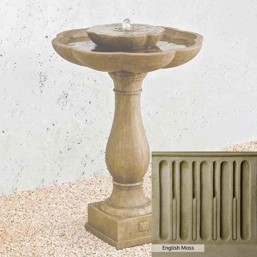 Campania International Flores Pedestal Fountain - Image 12