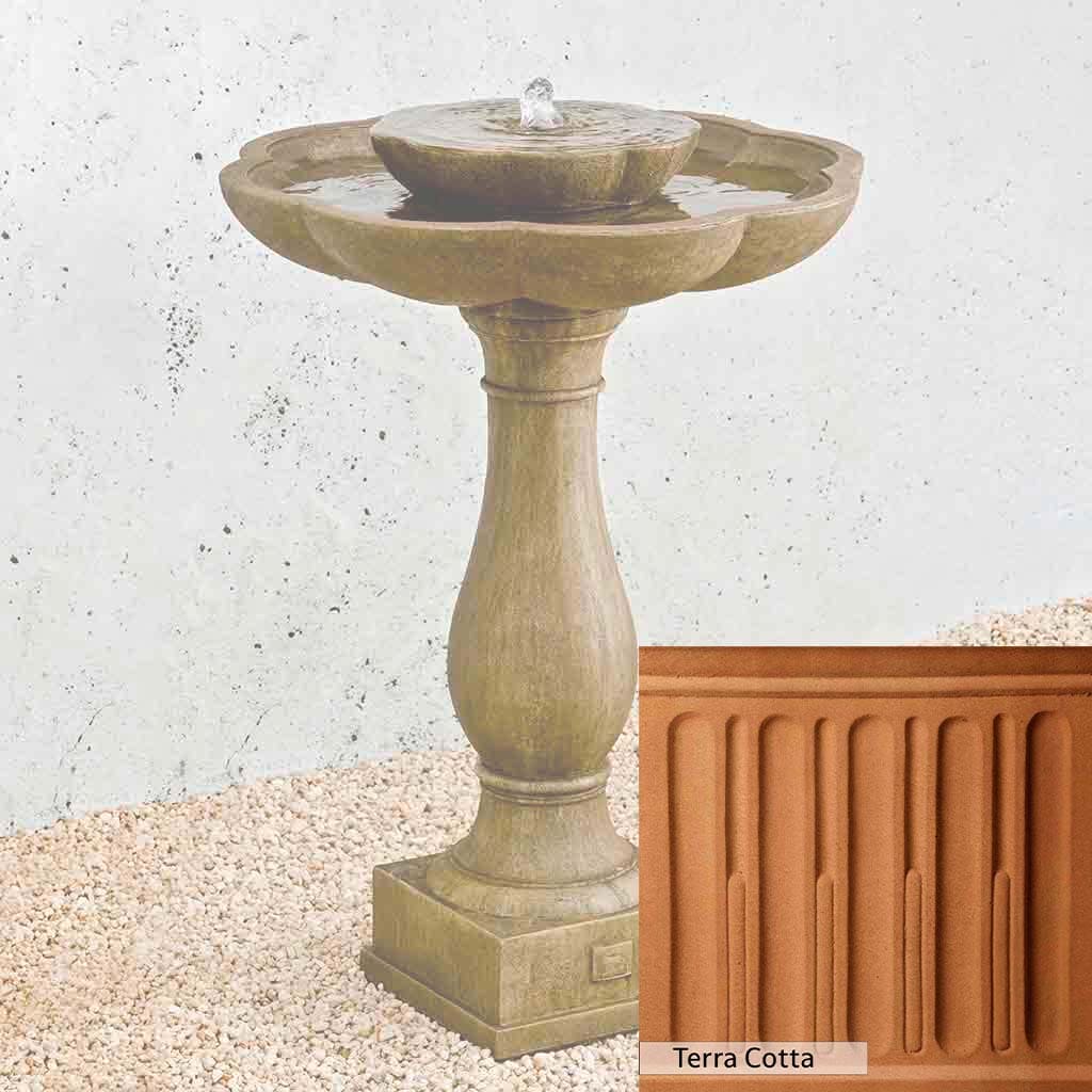 Campania International Flores Pedestal Fountain - Image 17