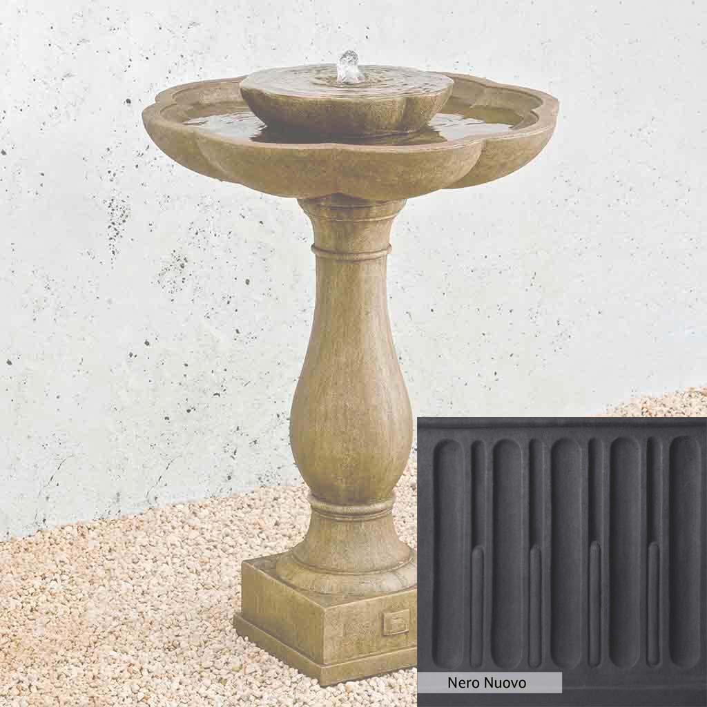 Campania International Flores Pedestal Fountain - Image 5