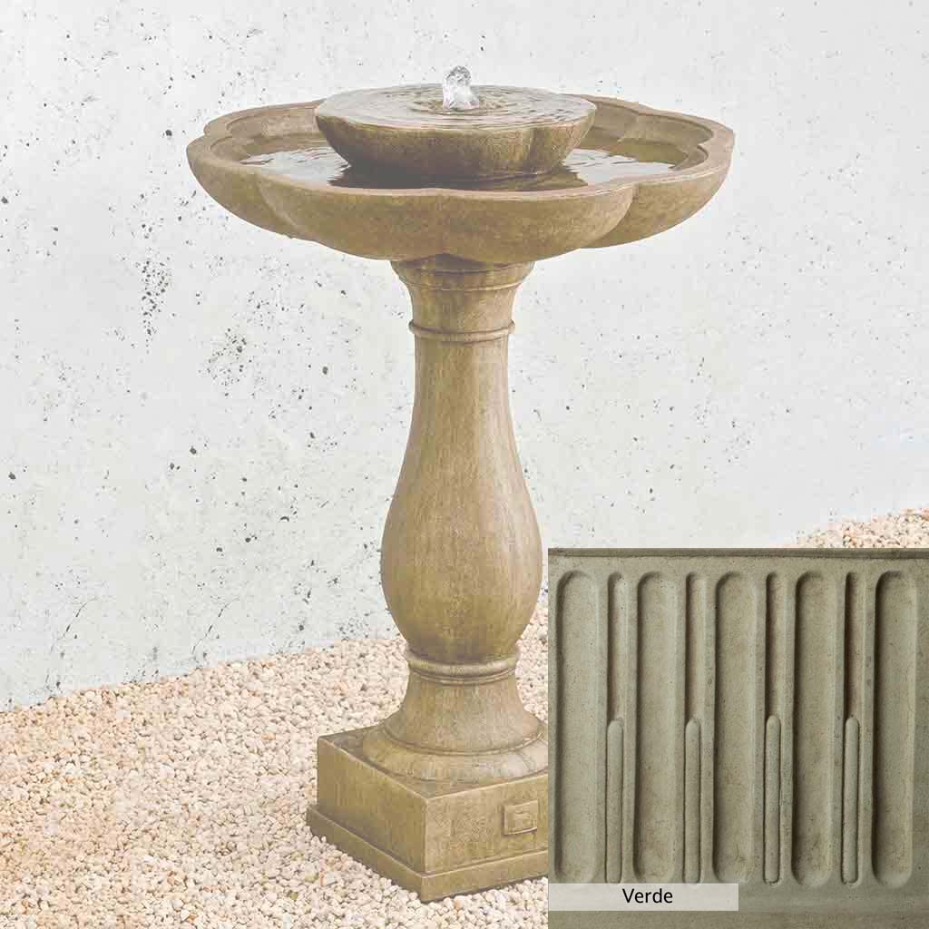 Campania International Flores Pedestal Fountain - Image 8
