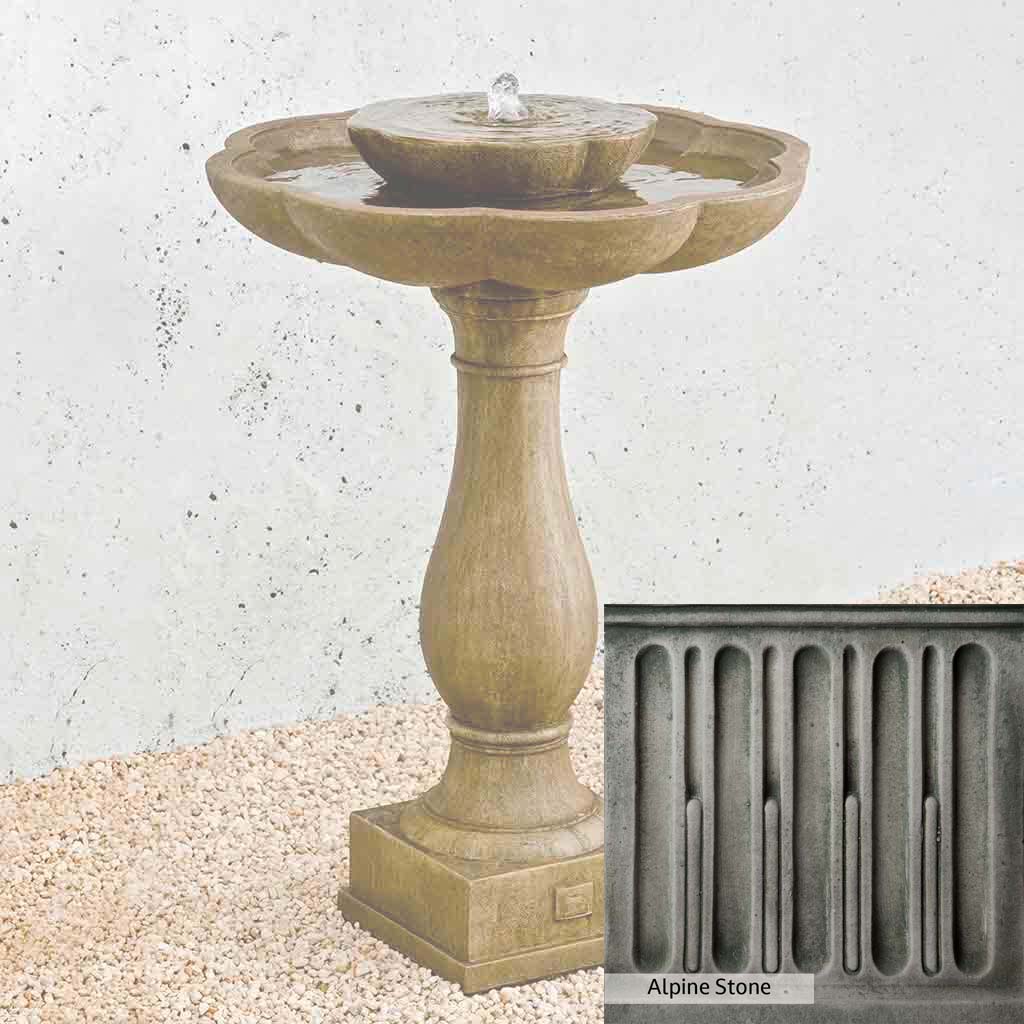 Campania International Flores Pedestal Fountain - Image 9