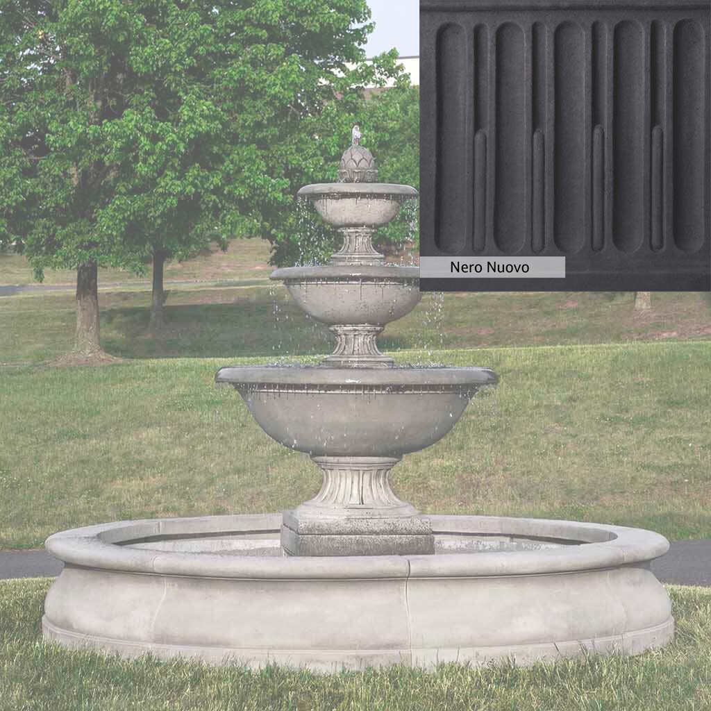 Campania International Fonthill Fountain in Basin - Image 5