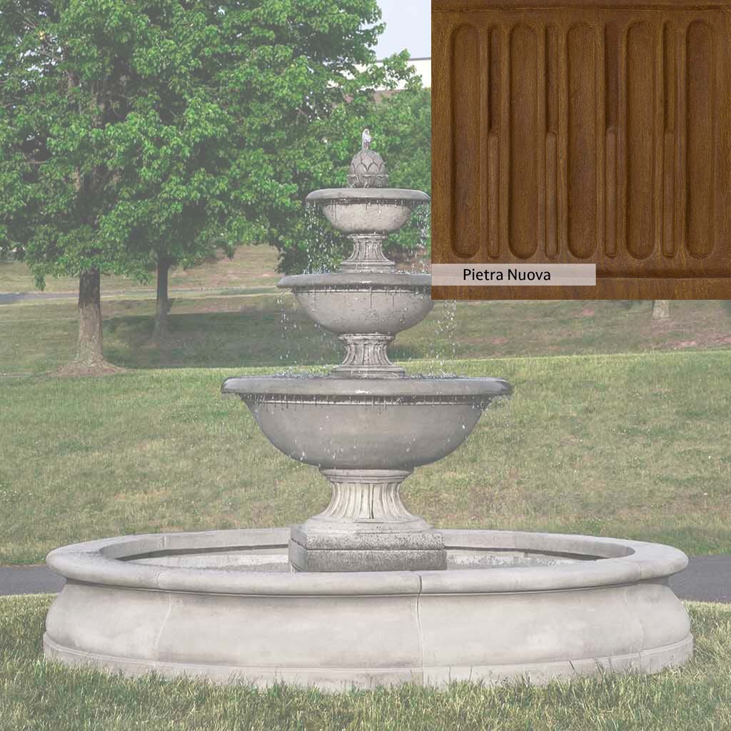 Campania International Fonthill Fountain in Basin - Image 6