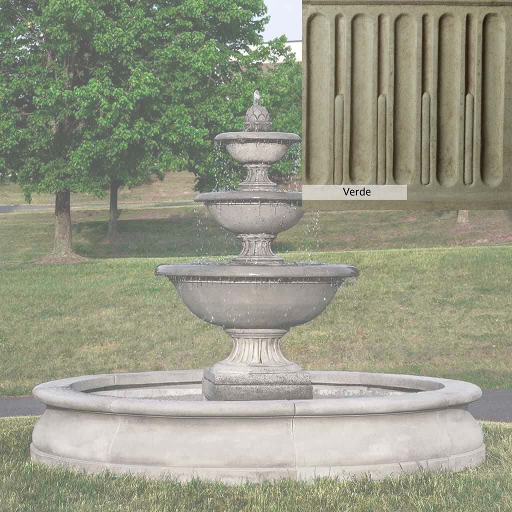 Campania International Fonthill Fountain in Basin - Image 8