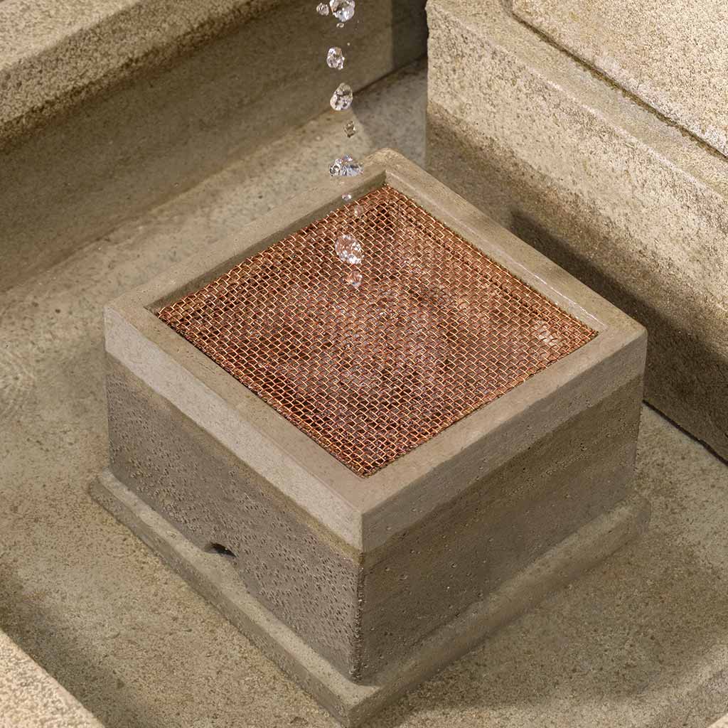 Campania International Fountain Large Square Splash Guard - Image 2