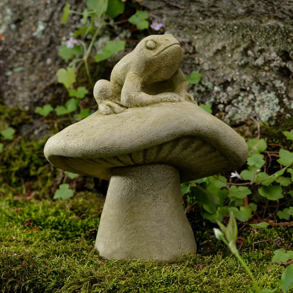 Campania International Fun Guy Frog Garden Statue