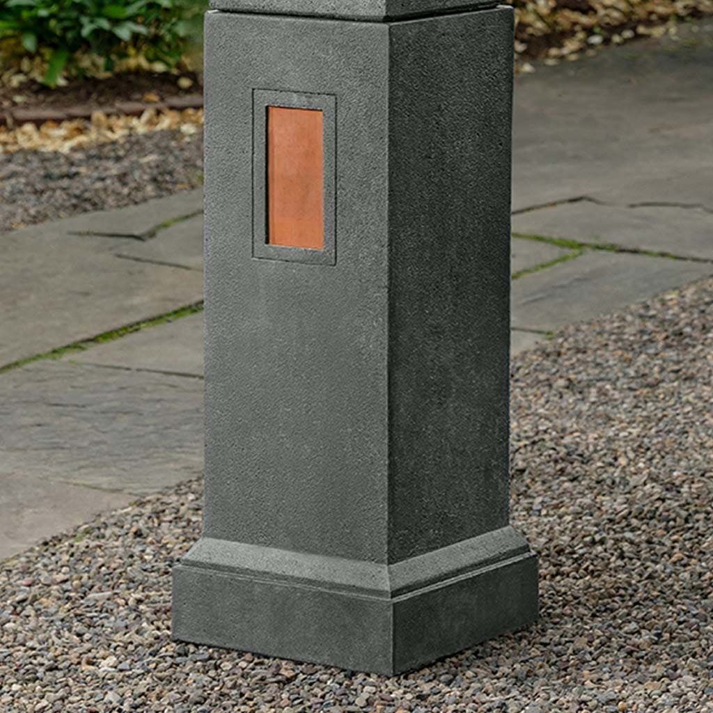 Campania International Gimlet Pedestal with Copper Plates