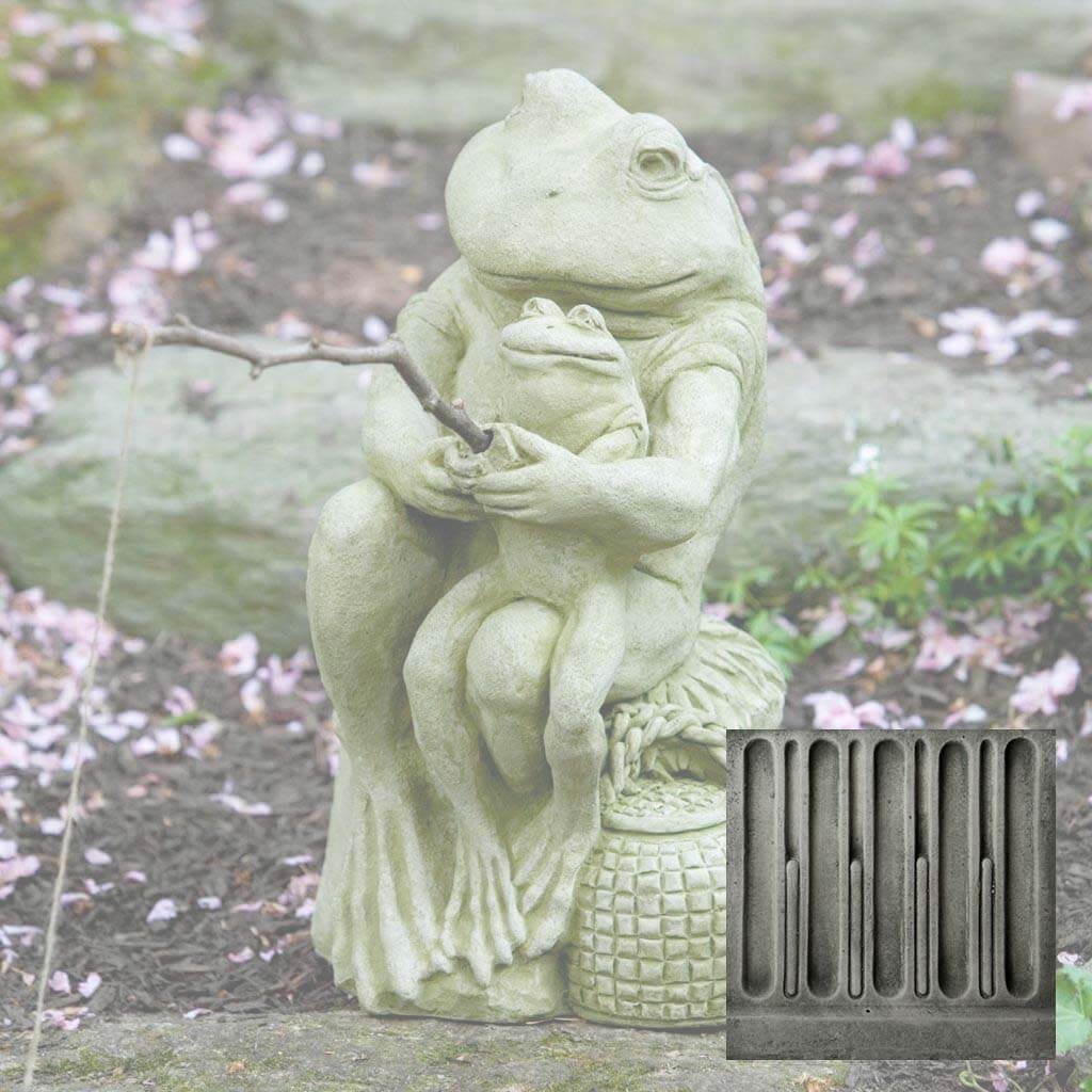 Campania International Gone Fishin Frog Statue - Image 4
