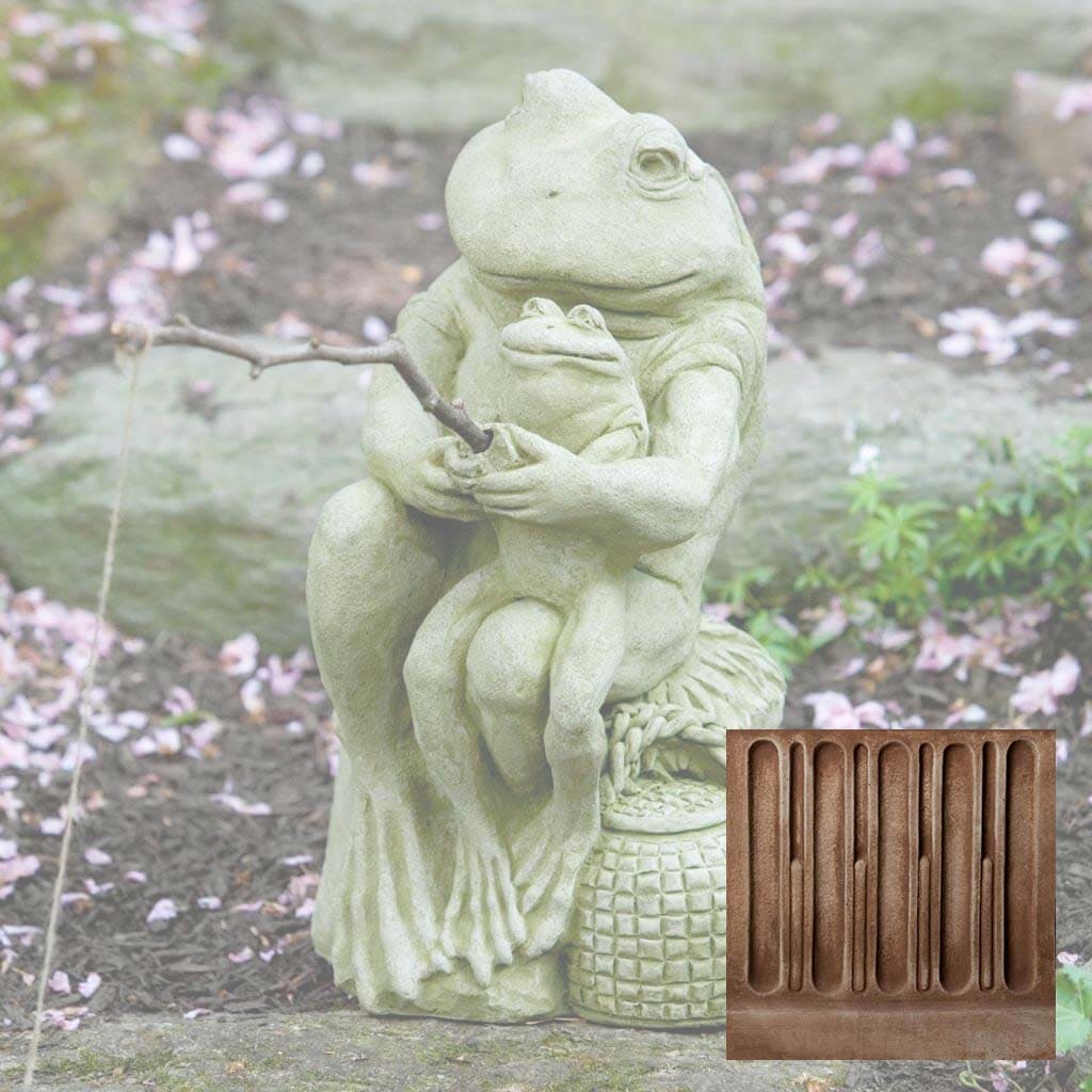Campania International Gone Fishin Frog Statue - Image 5