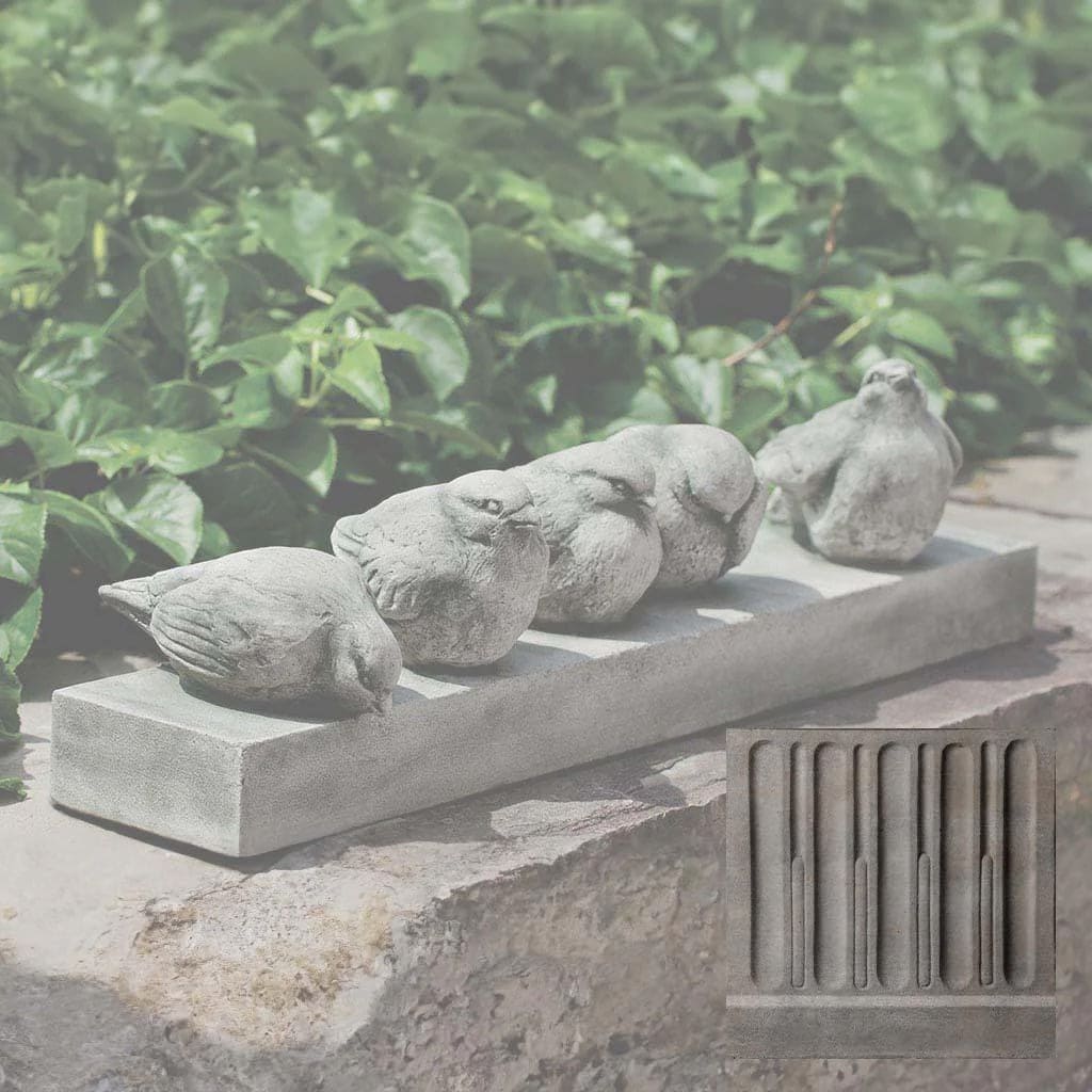 Campania International Happy Hour Birds Garden Statue - Image 7