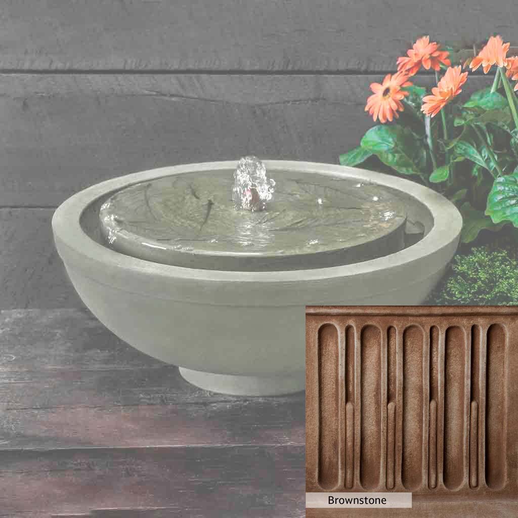 Campania International Hydrangea Leaves Garden Terrace Fountain - Image 11