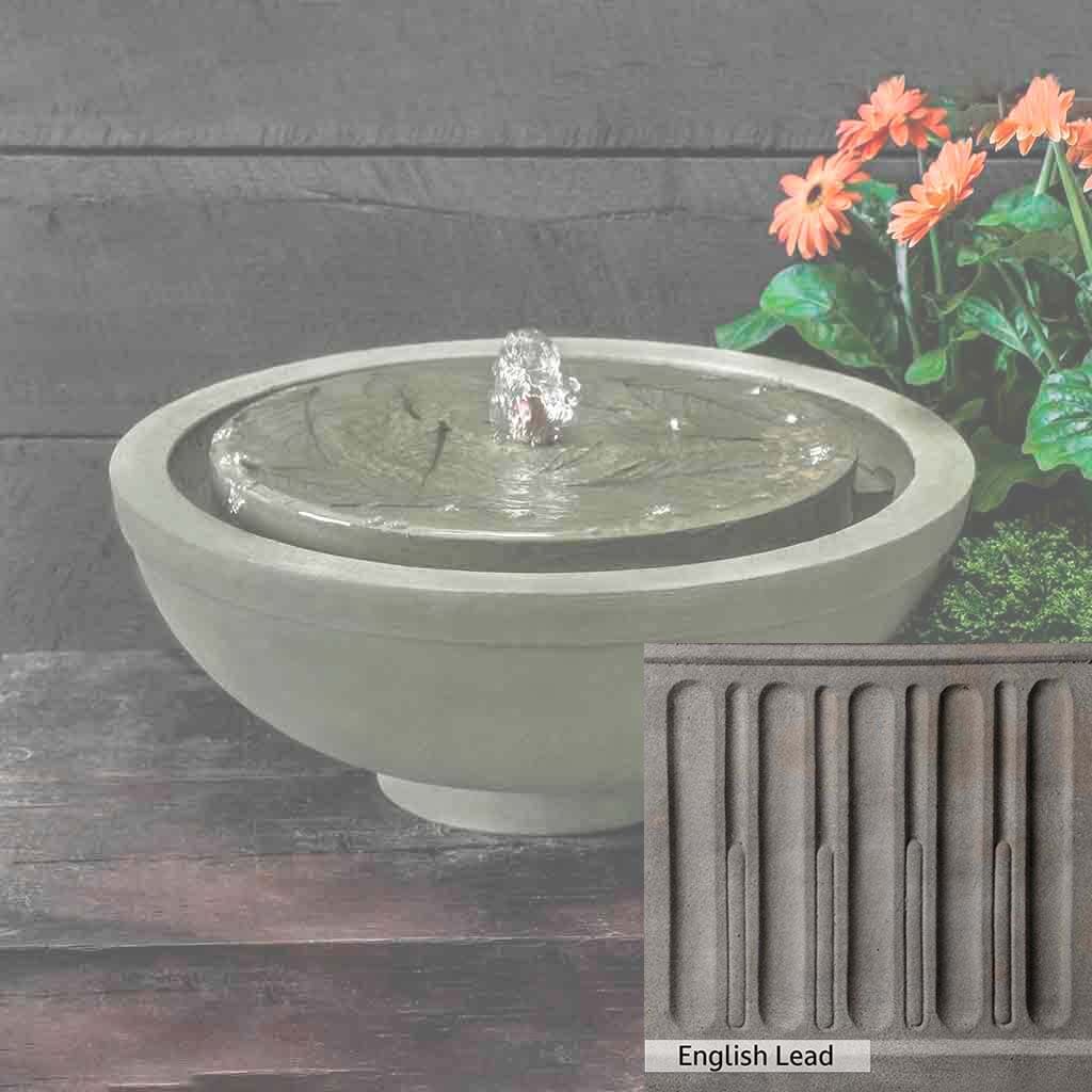 Campania International Hydrangea Leaves Garden Terrace Fountain - Image 16