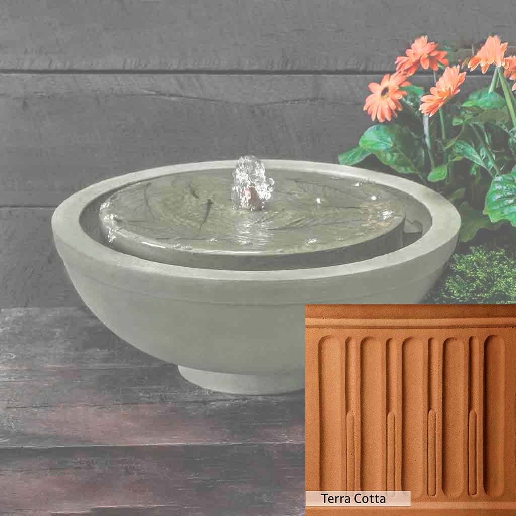 Campania International Hydrangea Leaves Garden Terrace Fountain - Image 17