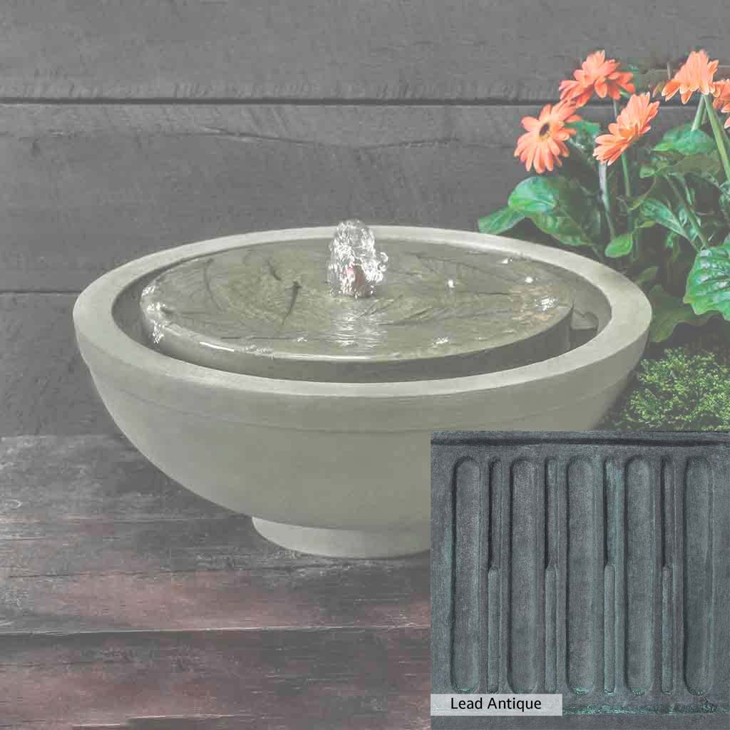 Campania International Hydrangea Leaves Garden Terrace Fountain - Image 3