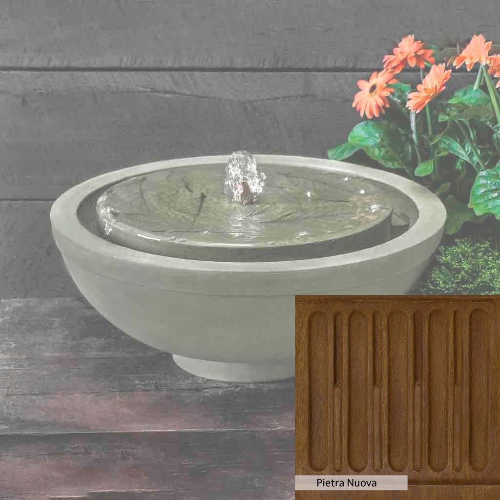 Campania International Hydrangea Leaves Garden Terrace Fountain - Image 6