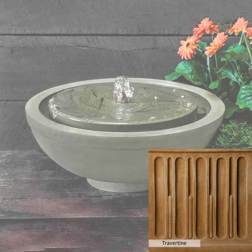 Campania International Hydrangea Leaves Garden Terrace Fountain - Image 7