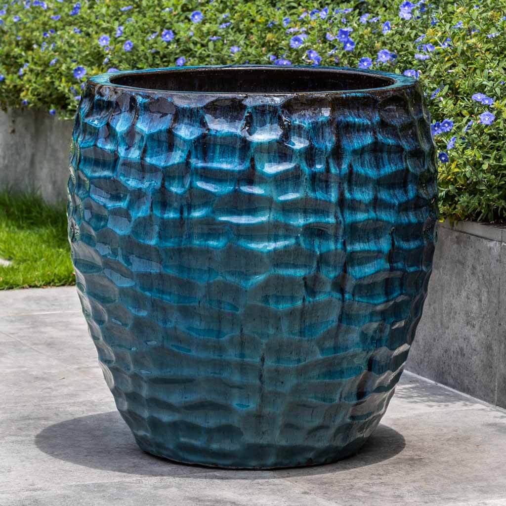 Campania International Kowloon Planter in Mediterranean set of 2