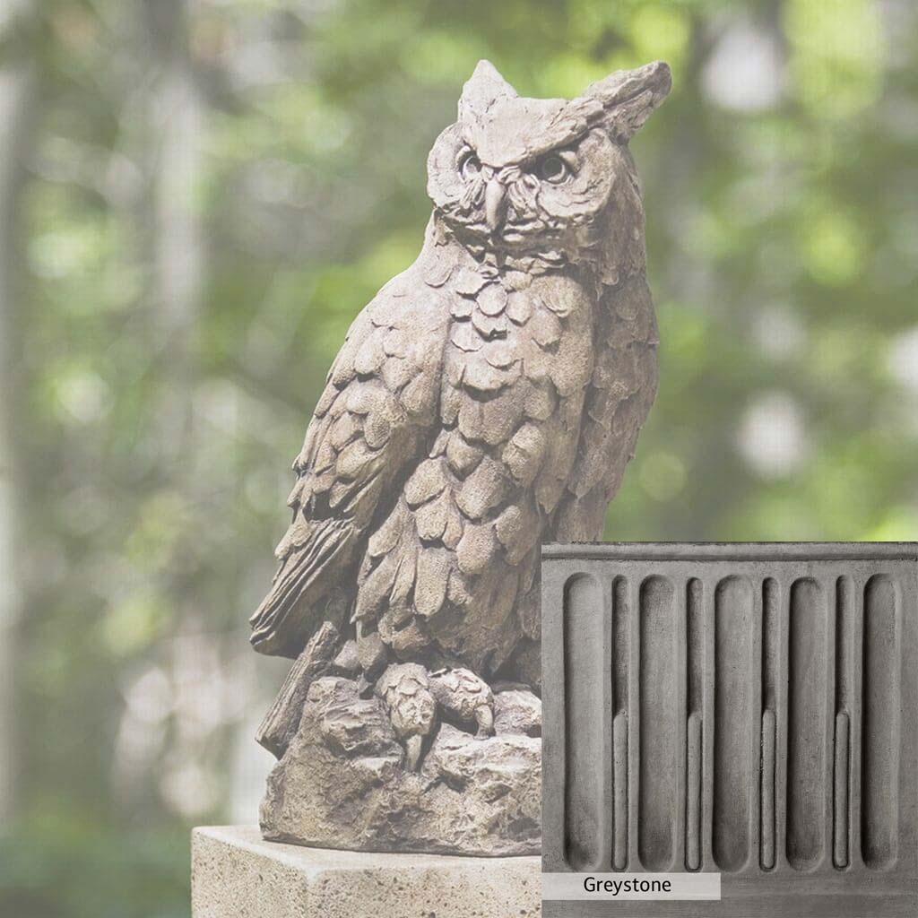 Campania International Large Horned Owl Statue - Image 15