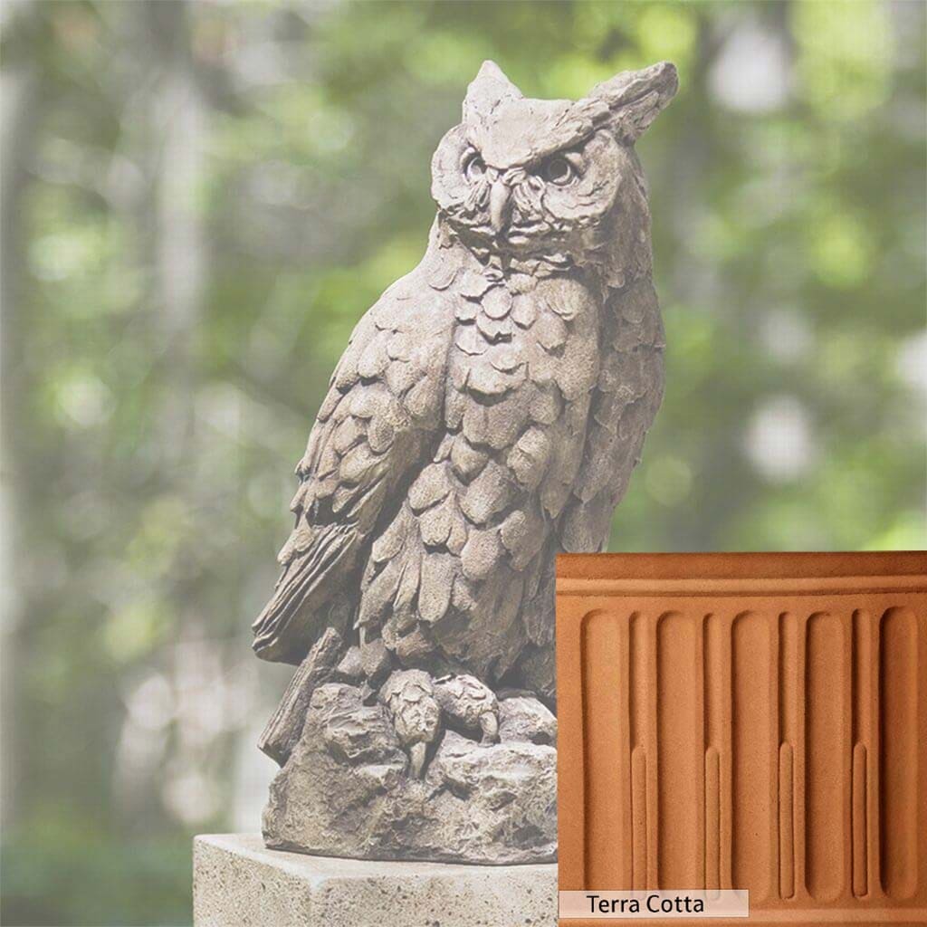 Campania International Large Horned Owl Statue - Image 17