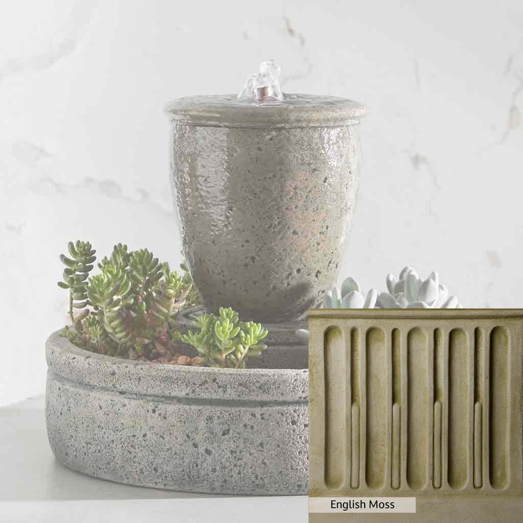 Campania International M-Series Rustic Spa Fountain with Planter - Image 12