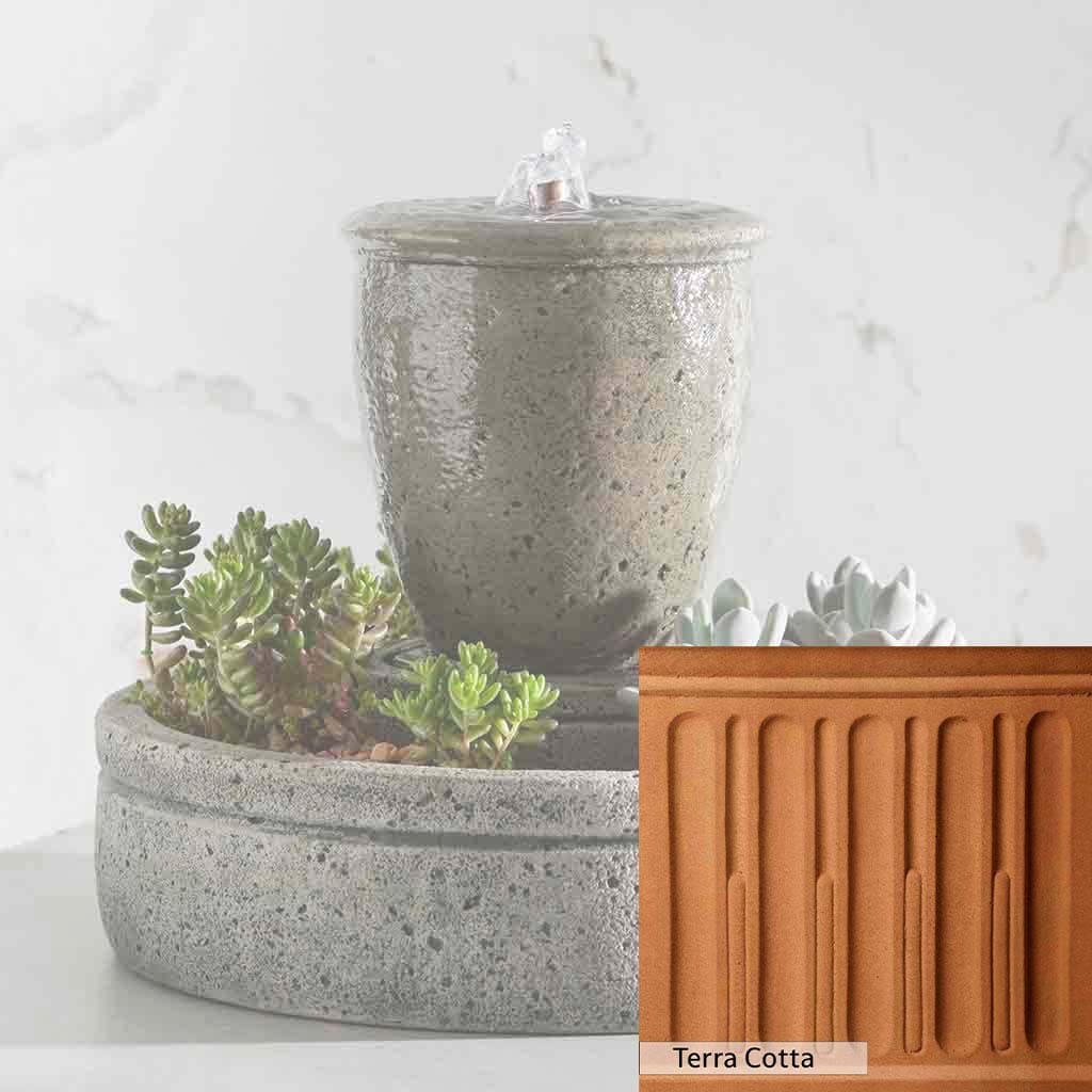 Campania International M-Series Rustic Spa Fountain with Planter - Image 17