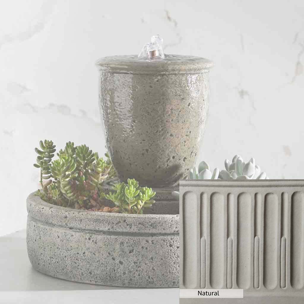 Campania International M-Series Rustic Spa Fountain with Planter - Image 4