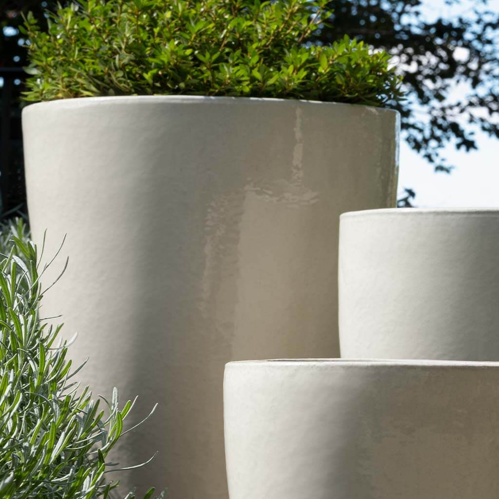 Campania International Marta Planter in Cream set of 3 - Image 2