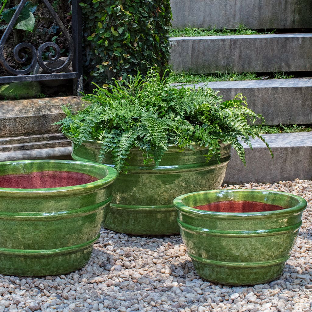 Campania International Mera Planter in Erin Green Set
