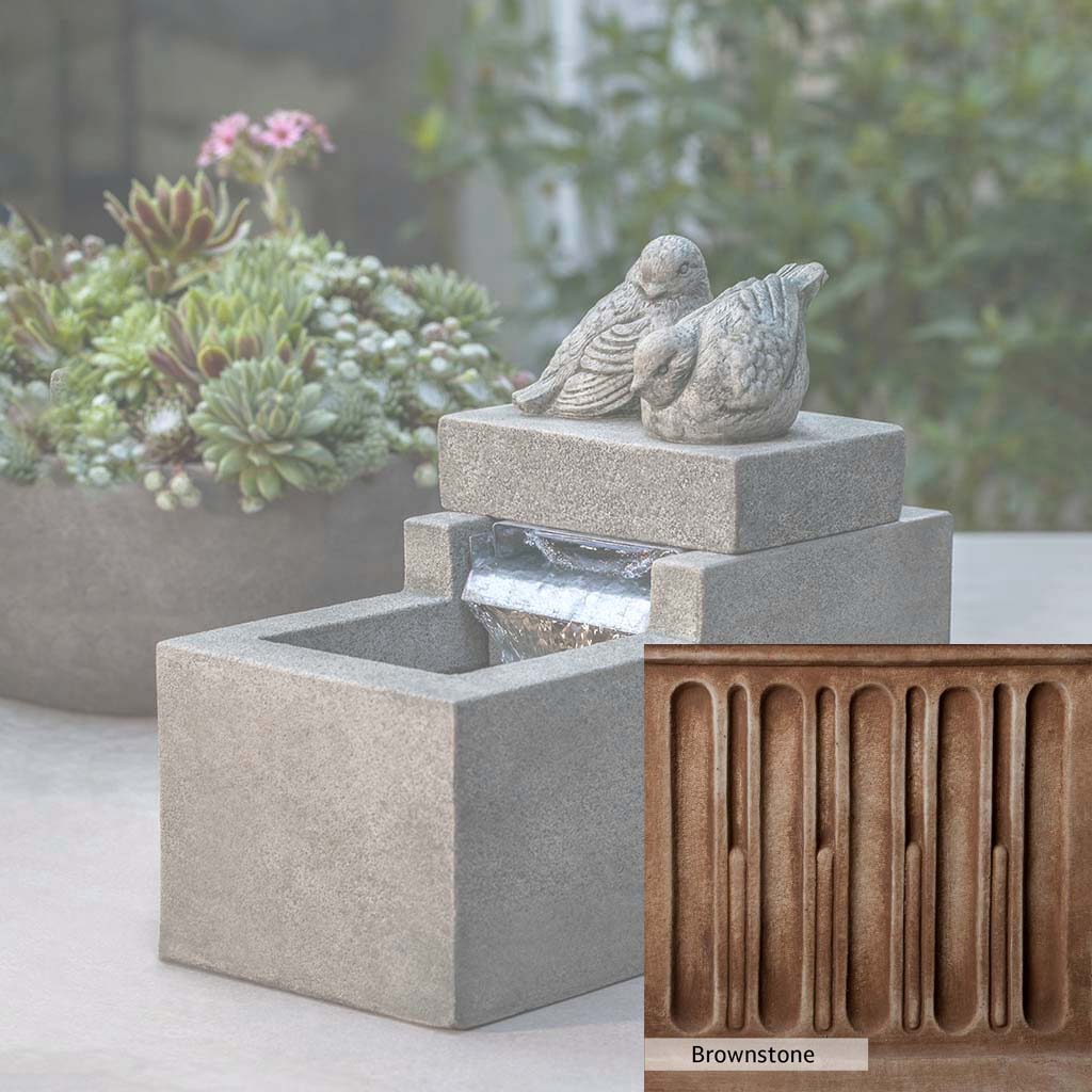 Campania International Mini Element Bird Fountain - Image 10