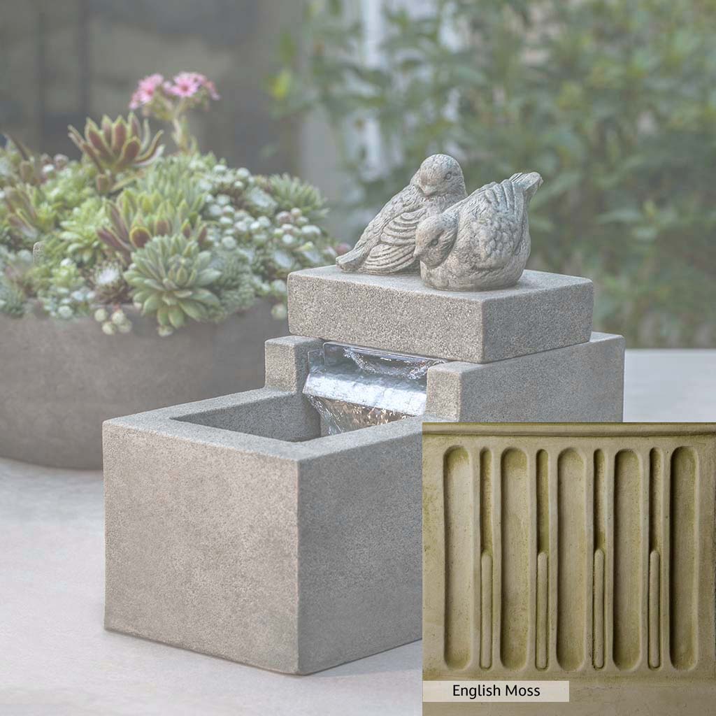 Campania International Mini Element Bird Fountain - Image 12