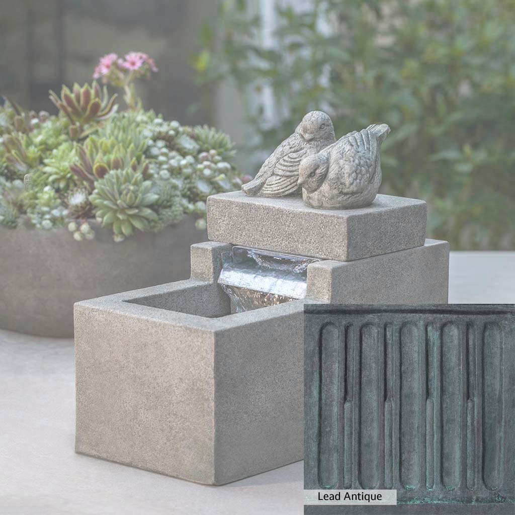 Campania International Mini Element Bird Fountain - Image 3