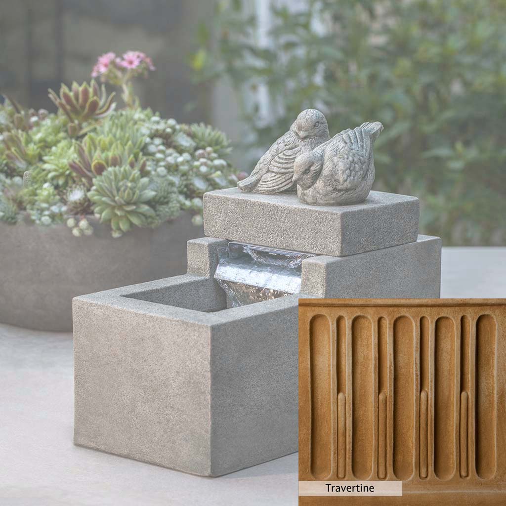 Campania International Mini Element Bird Fountain - Image 7