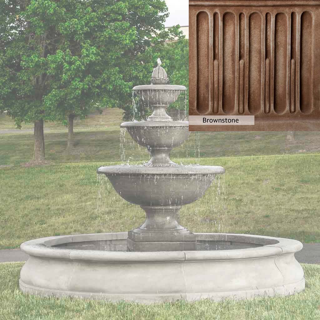 Campania International Monteros Fountain in Basin - Image 10