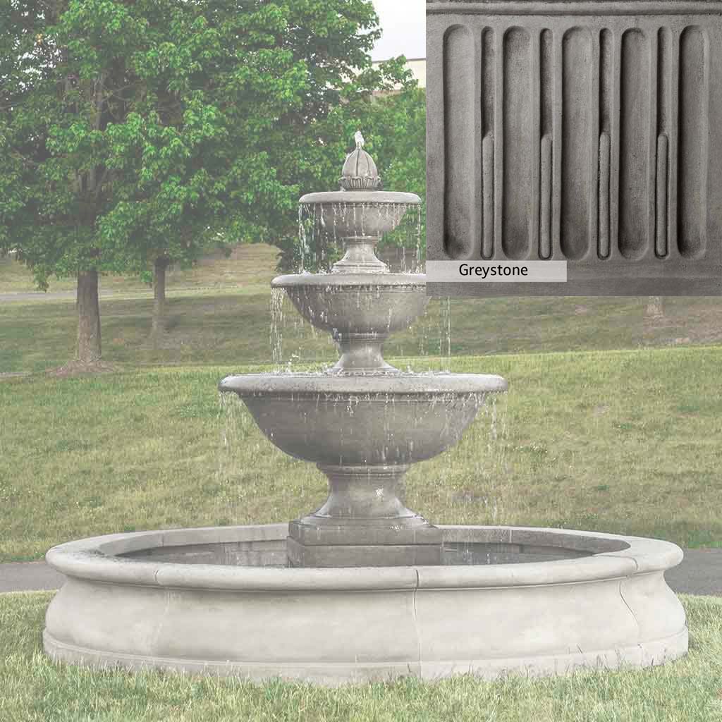 Campania International Monteros Fountain in Basin - Image 15