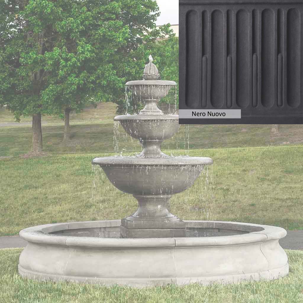 Campania International Monteros Fountain in Basin - Image 5