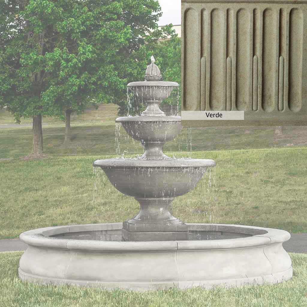 Campania International Monteros Fountain in Basin - Image 8